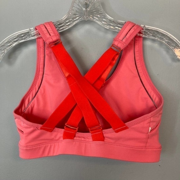 FABLETICS Belle High Impact Sports Bra in Sunset Bonfire Women's Size S Strappy - Picture 11 of 12